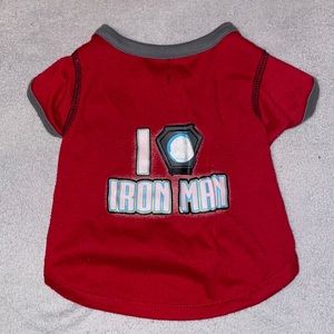 ‘I <3 Iron Man’ Doggy T-Shirt